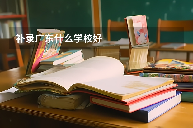 补录广东什么学校好