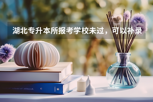 湖北专升本所报考学校未过，可以补录其他学校吗？