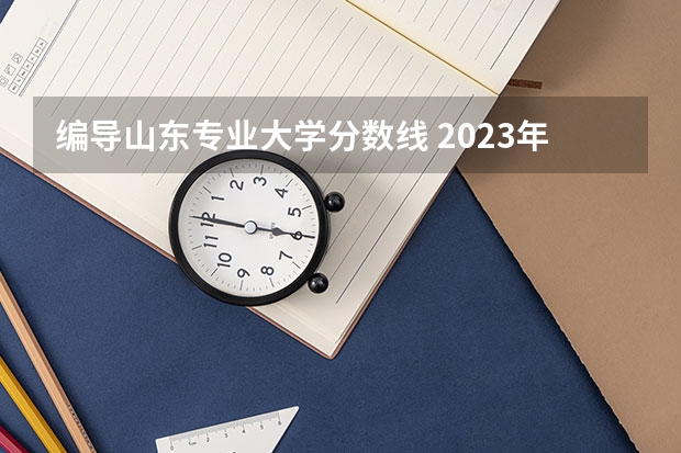 编导山东专业大学分数线 2023年编导艺考分数线