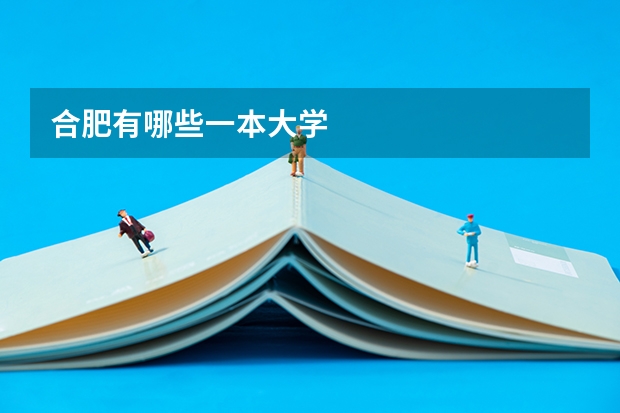 合肥有哪些一本大学