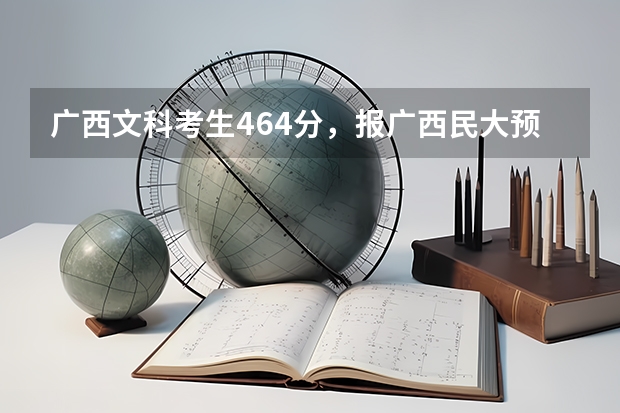 广西文科考生464分，报广西民大预科有希望吗？如果不行的话推荐一下比较保险的学校，预科的。另外，独...