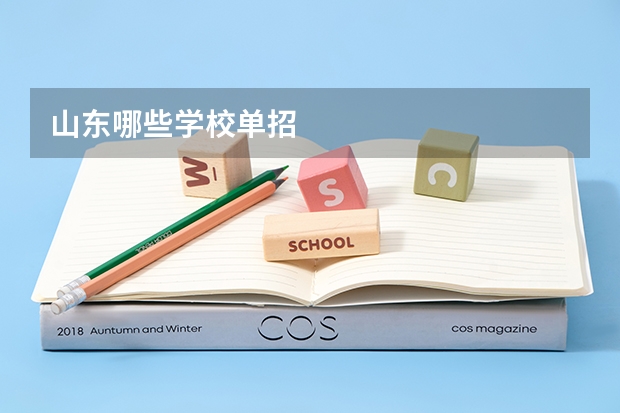 山东哪些学校单招