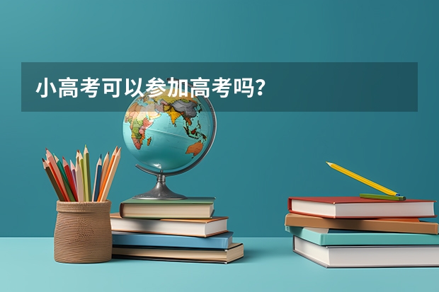 小高考可以参加高考吗？