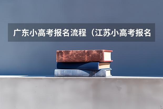 广东小高考报名流程（江苏小高考报名时间）