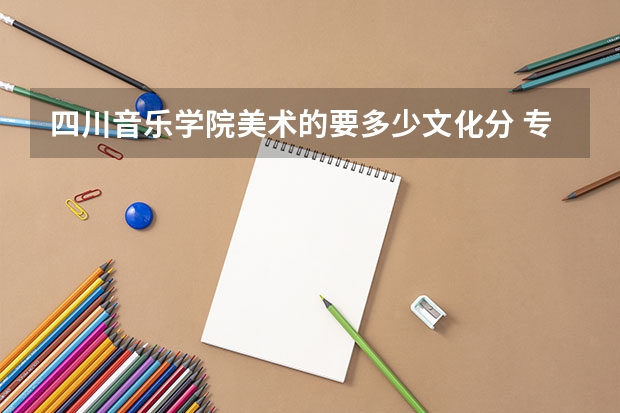 四川音乐学院美术的要多少文化分 专业好考么