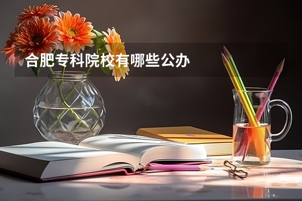 合肥专科院校有哪些公办