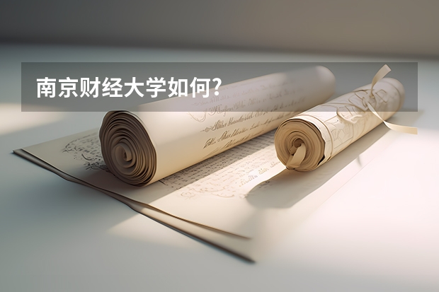南京财经大学如何?