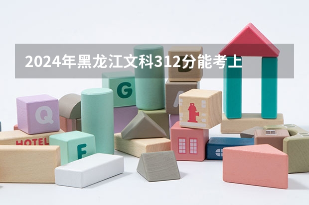 2024年黑龙江文科312分能考上什么大学?
