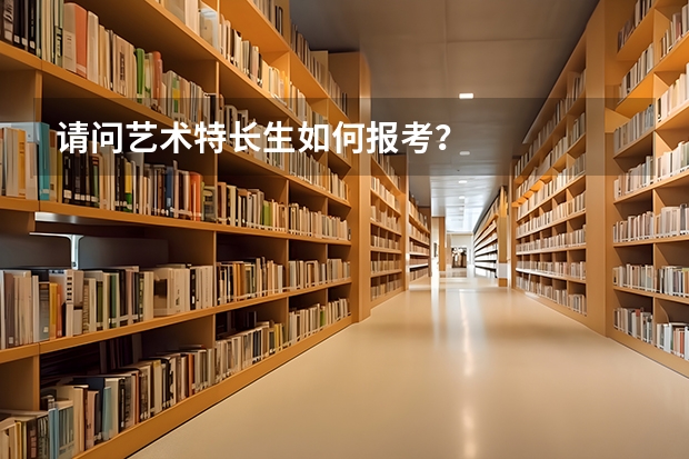 请问艺术特长生如何报考?