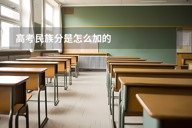 高考民族分是怎么加的