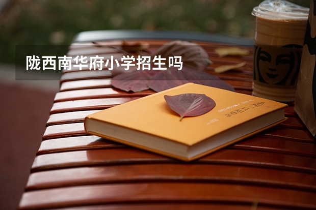 陇西南华府小学招生吗