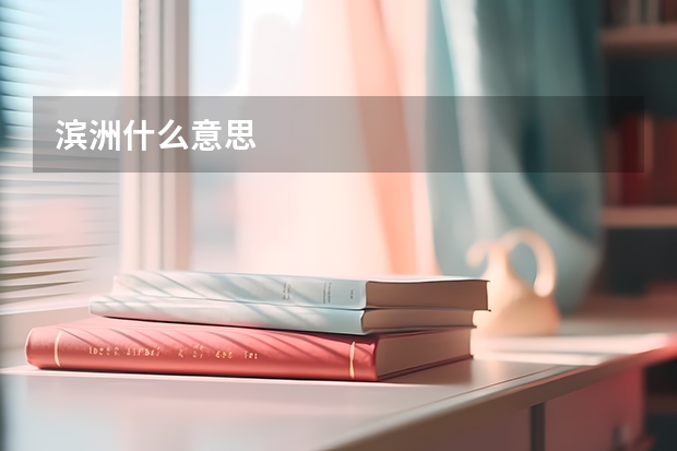 滨洲什么意思