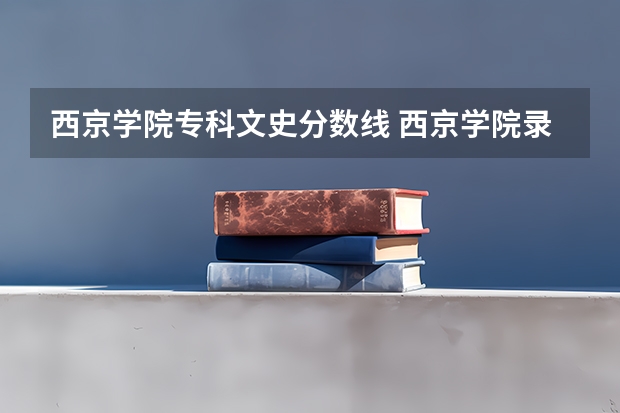 西京学院专科文史分数线 西京学院录取分数线