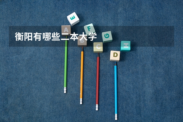衡阳有哪些二本大学