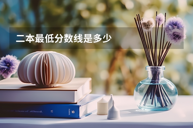 二本最低分数线是多少