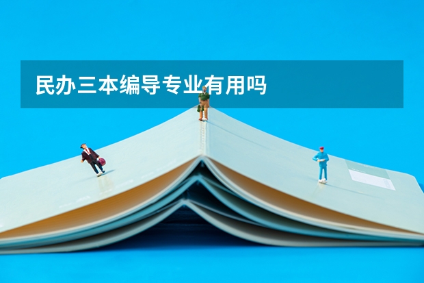民办三本编导专业有用吗
