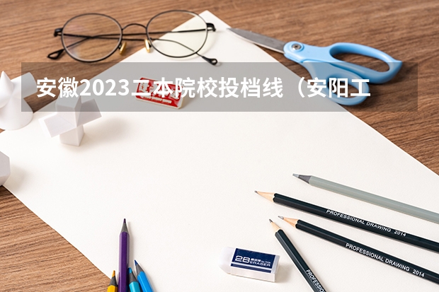 安徽2023二本院校投档线（安阳工学院河南录取分数线）