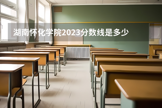 湖南怀化学院2023分数线是多少