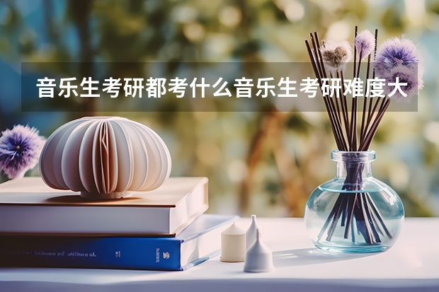 音乐生考研都考什么音乐生考研难度大吗？