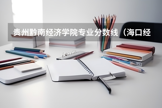 贵州黔南经济学院专业分数线（海口经济学院录取分数线）