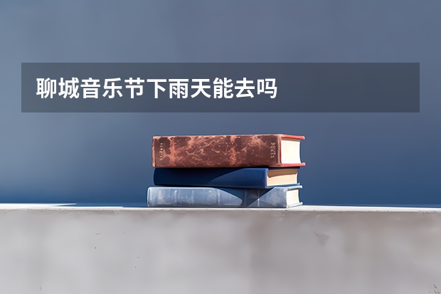聊城音乐节下雨天能去吗