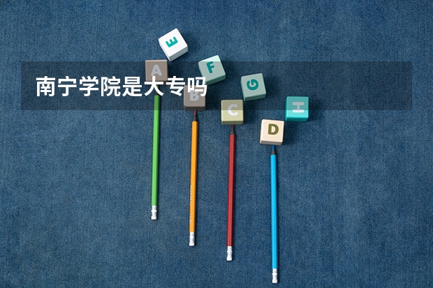 南宁学院是大专吗