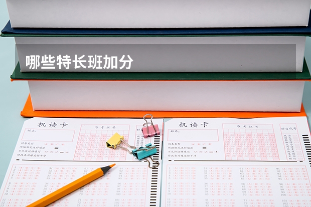 哪些特长班加分