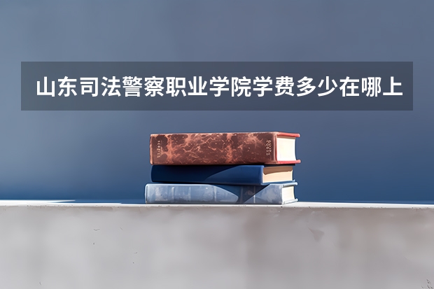 山东司法警察职业学院学费多少在哪上？