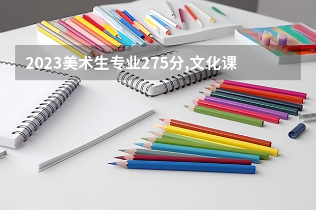 2023美术生专业275分,文化课360分能上什么学校？