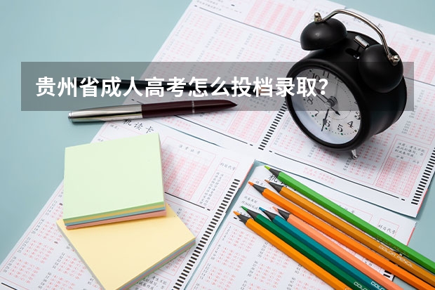 贵州省成人高考怎么投档录取？