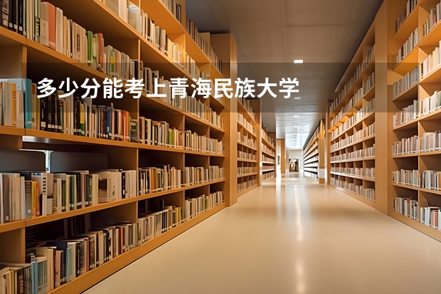 多少分能考上青海民族大学
