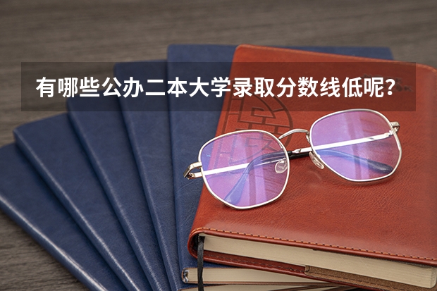 有哪些公办二本大学录取分数线低呢？