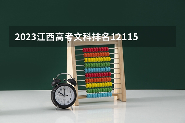 2023江西高考文科排名121156的考生报什么大学 历年录取分数线