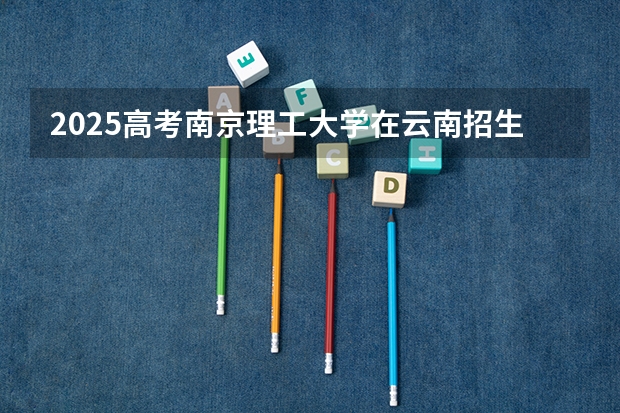 2025高考南京理工大学在云南招生计划