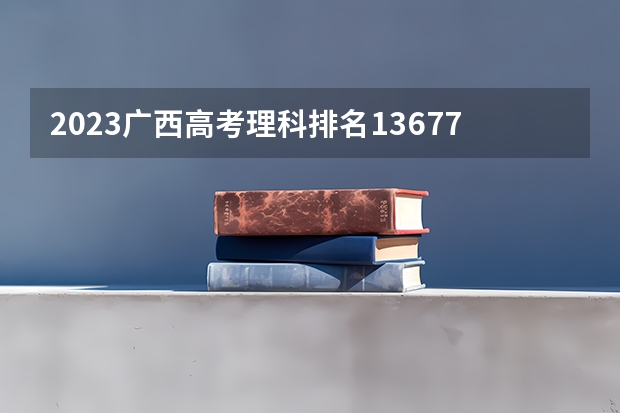 2023广西高考理科排名13677的考生报什么大学 历年录取分数线
