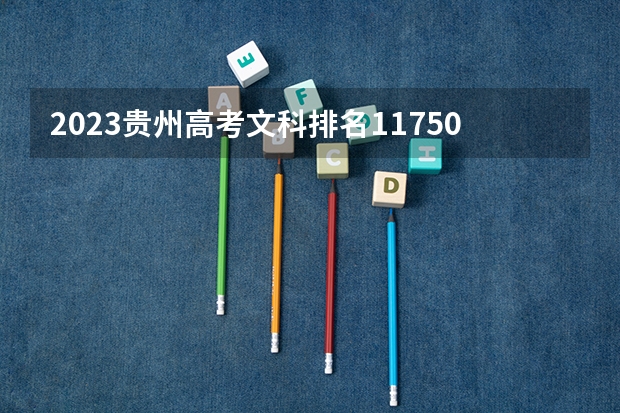 2023贵州高考文科排名117509的考生报什么大学 历年录取分数线