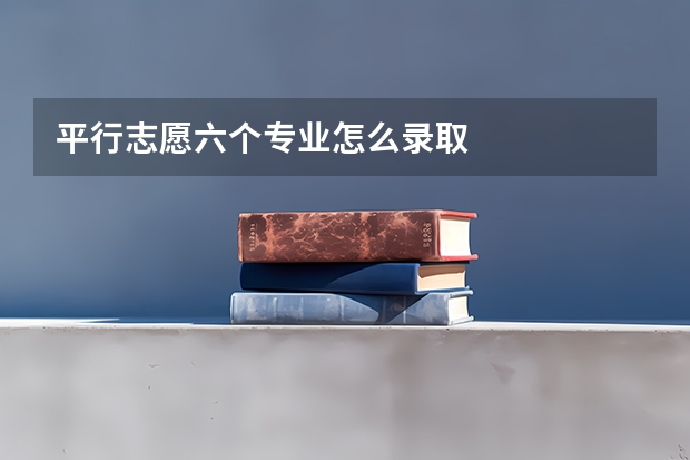 平行志愿六个专业怎么录取