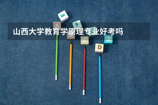 山西大学教育学原理专业好考吗
