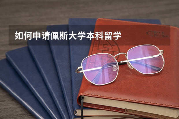 如何申请佩斯大学本科留学