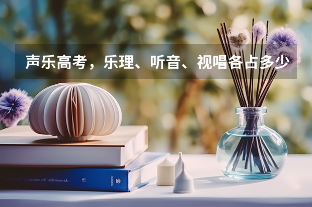 声乐高考，乐理、听音、视唱各占多少分