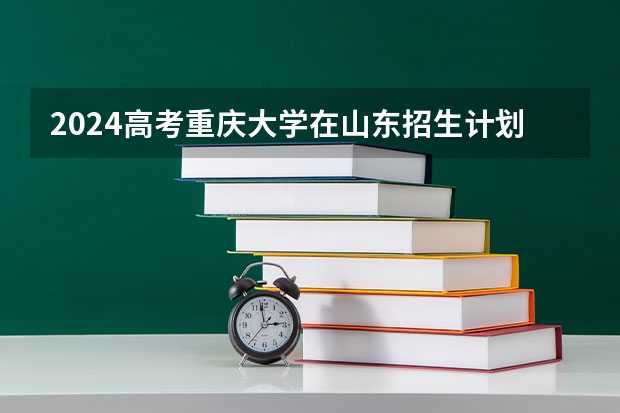 2024高考重庆大学在山东招生计划