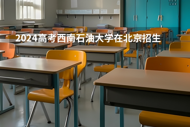 2024高考西南石油大学在北京招生计划