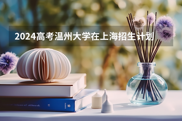 2024高考温州大学在上海招生计划