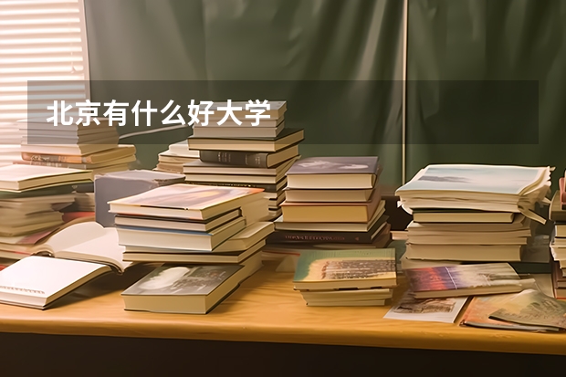 北京有什么好大学