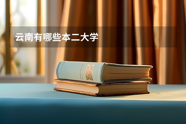 云南有哪些本二大学