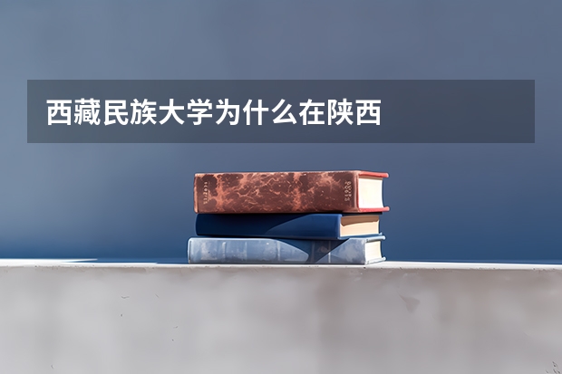 西藏民族大学为什么在陕西