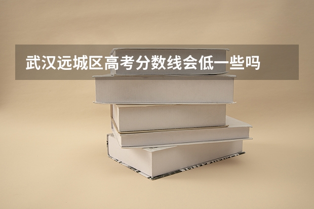 武汉远城区高考分数线会低一些吗